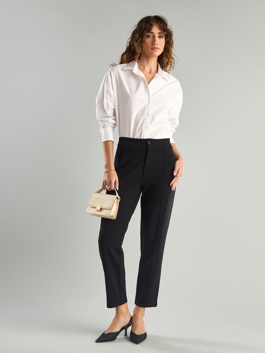 Plain Oversized Poplin Shirt
