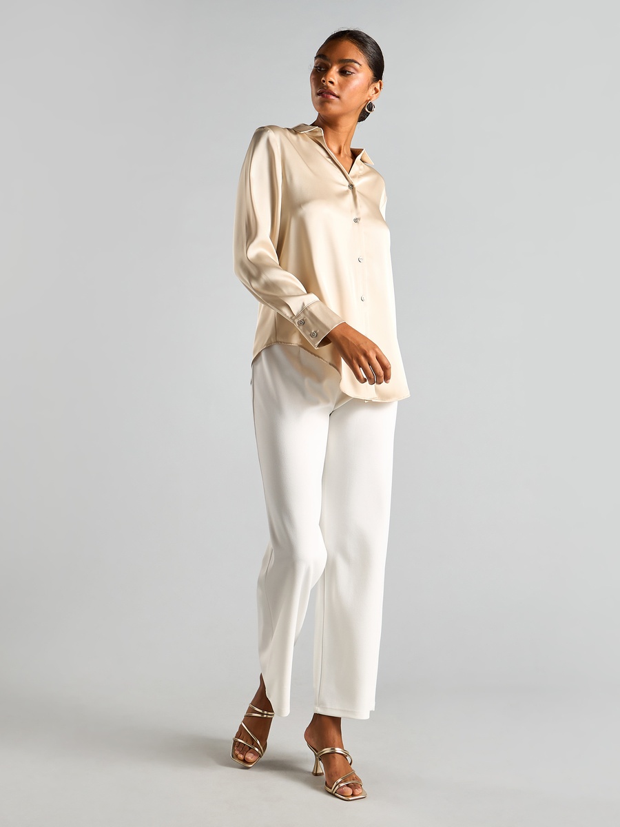 Oversized Satin Shirt