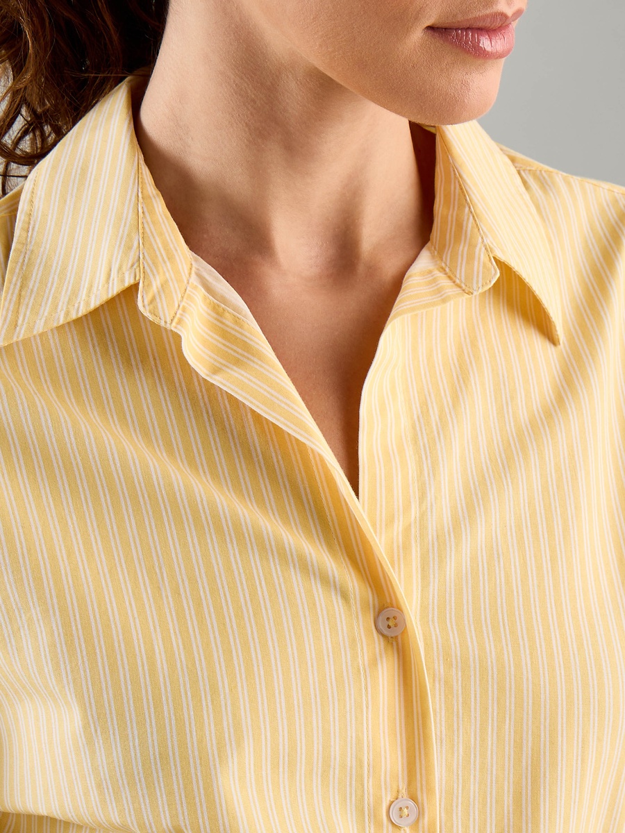 Striped Oversized Poplin Shirt