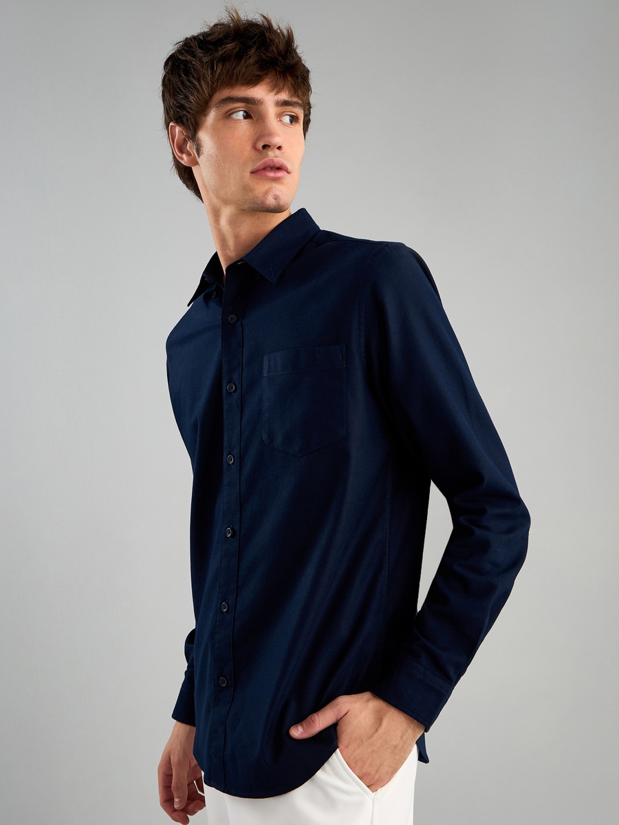 Oxford Shirt with Chest Pocket