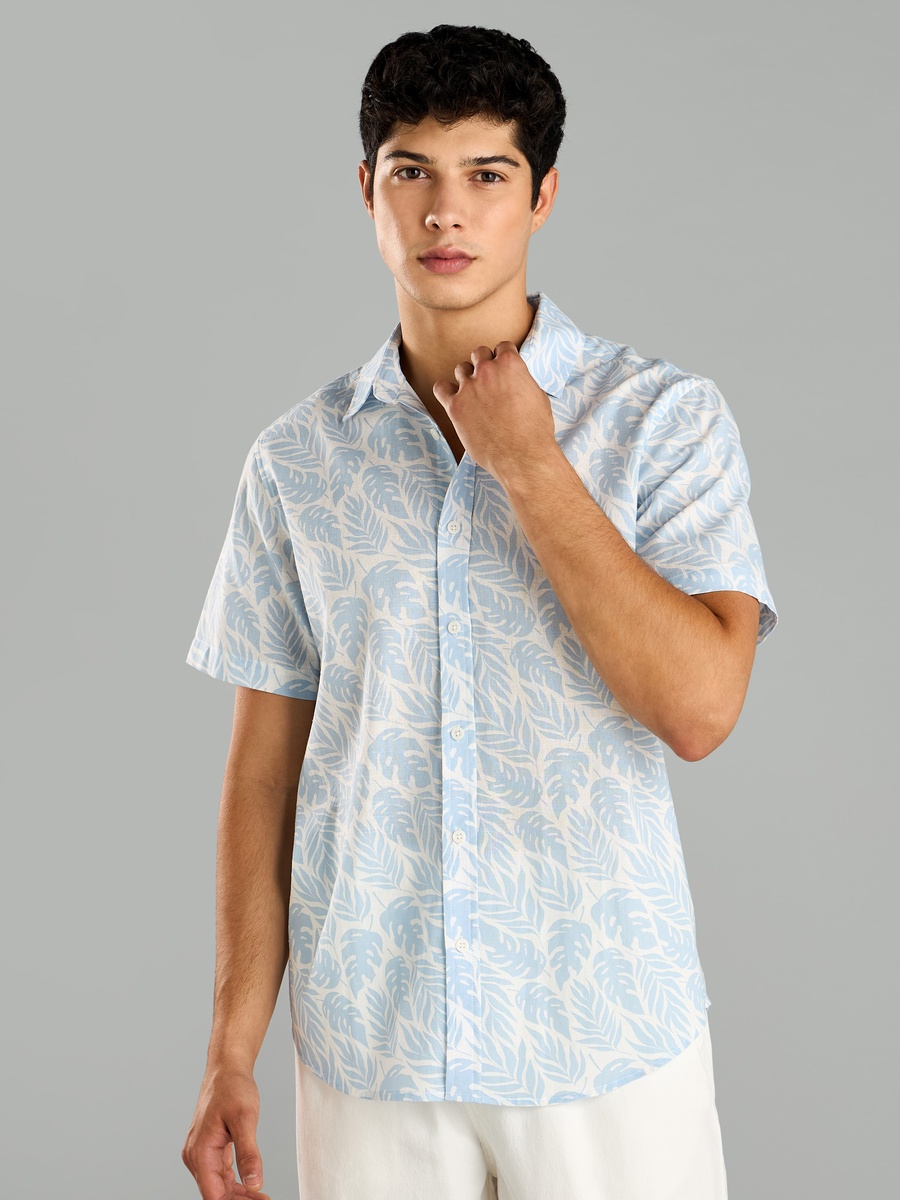 All-Over Print Slub Shirt
