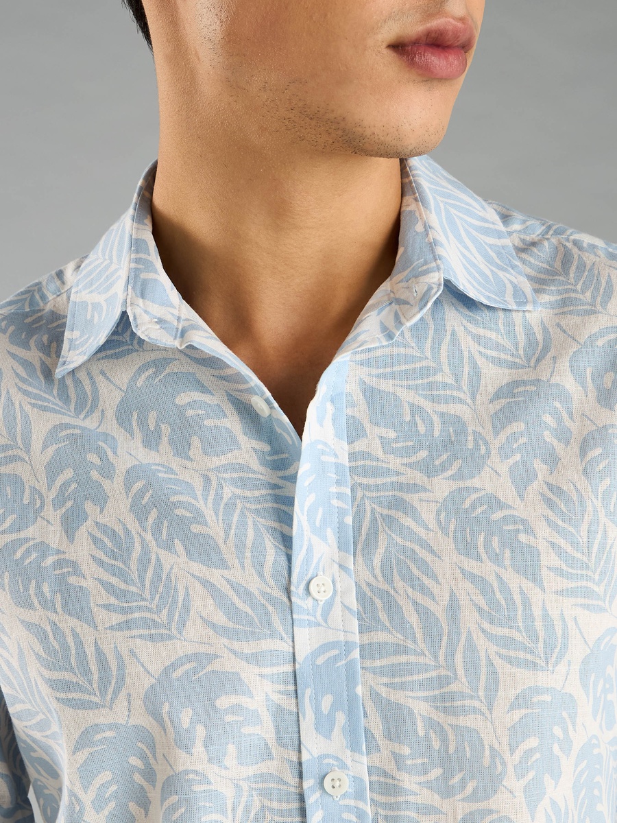 All-Over Print Slub Shirt