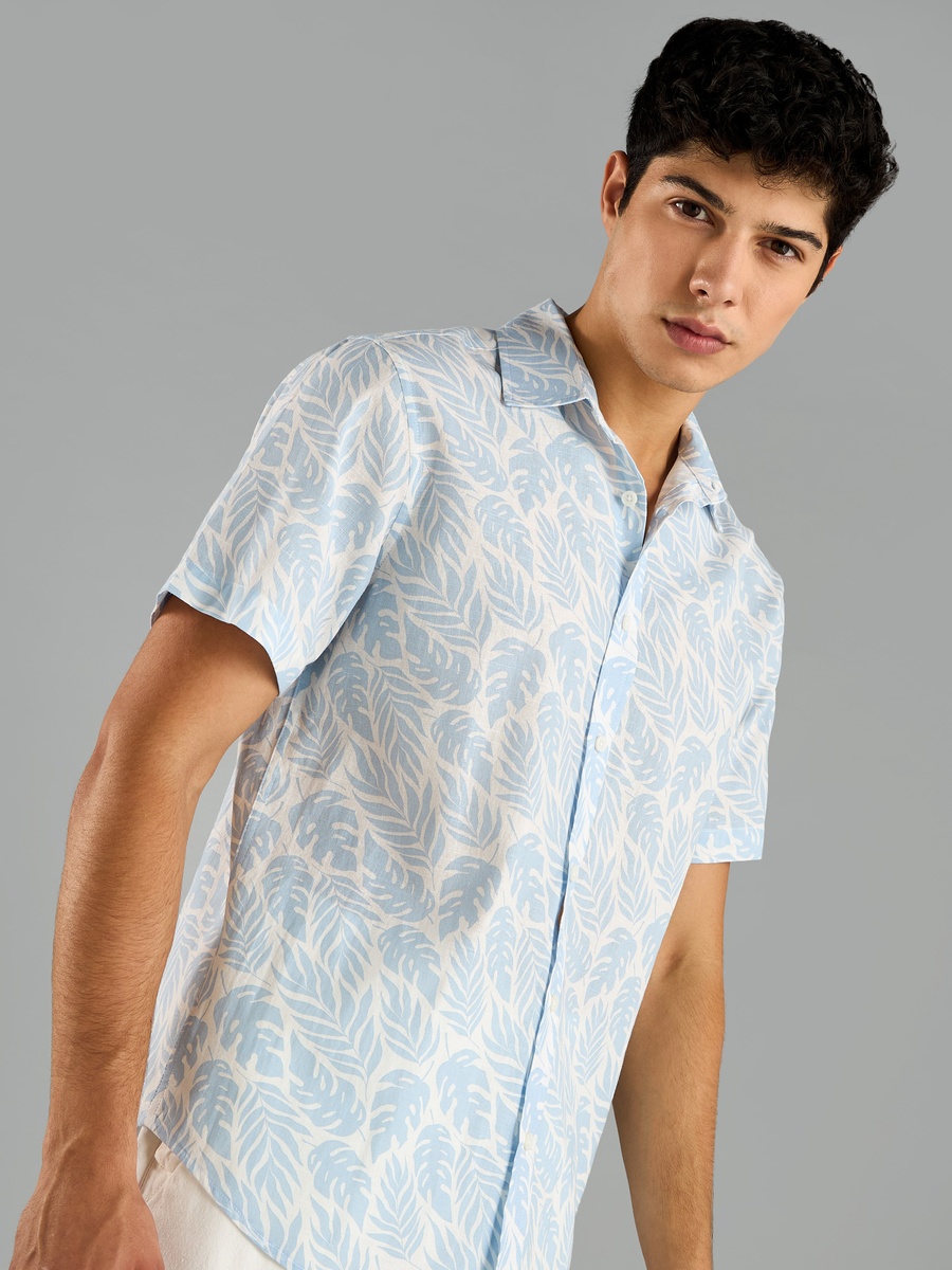 All-Over Print Slub Shirt