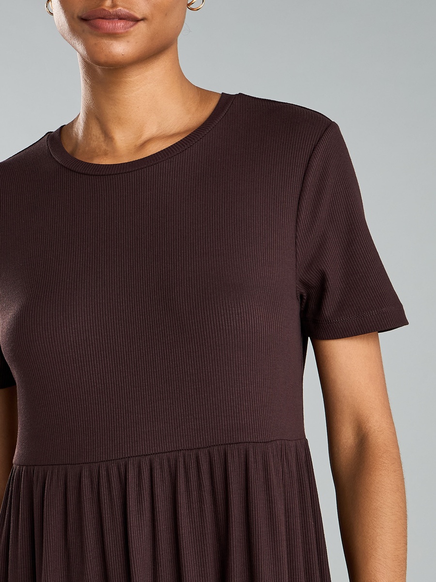Ribbed Midi Dress