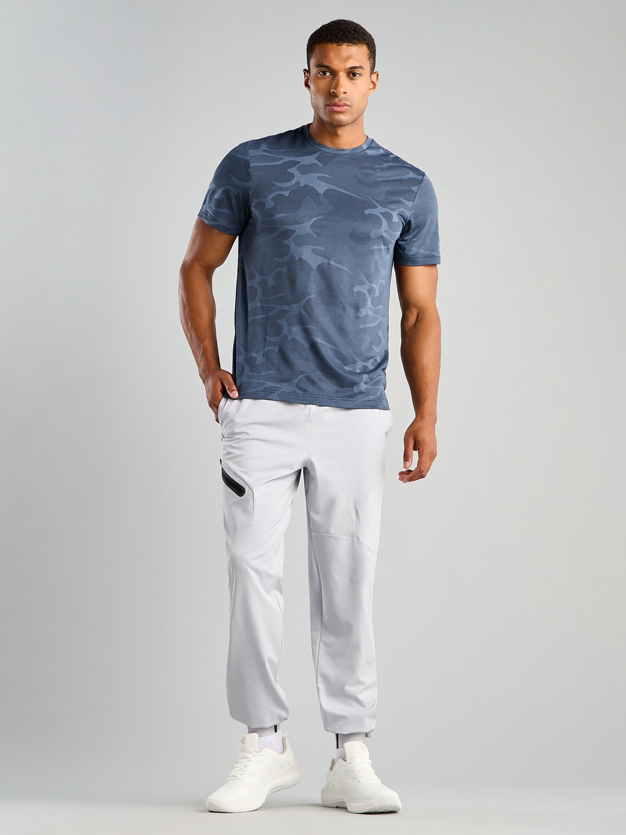 Plain Utility Performance Joggers with Pockets