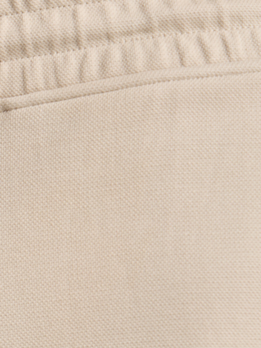 Plain Joggers with Drawstring Closure