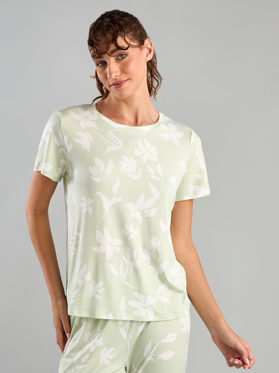 All-Over Floral Print Pyjama Set
