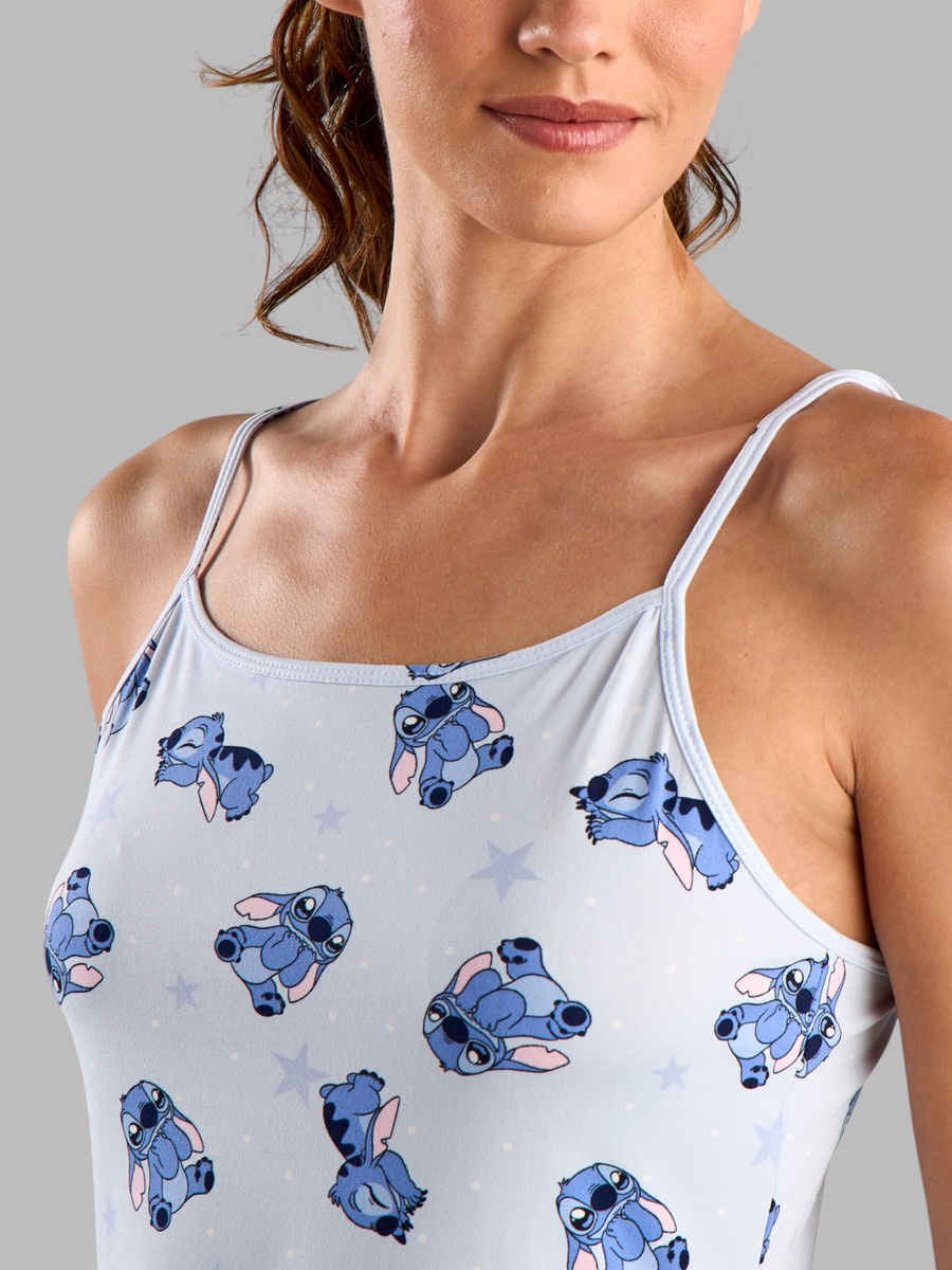 All-Over Stitch Print Cami and Shorts Set