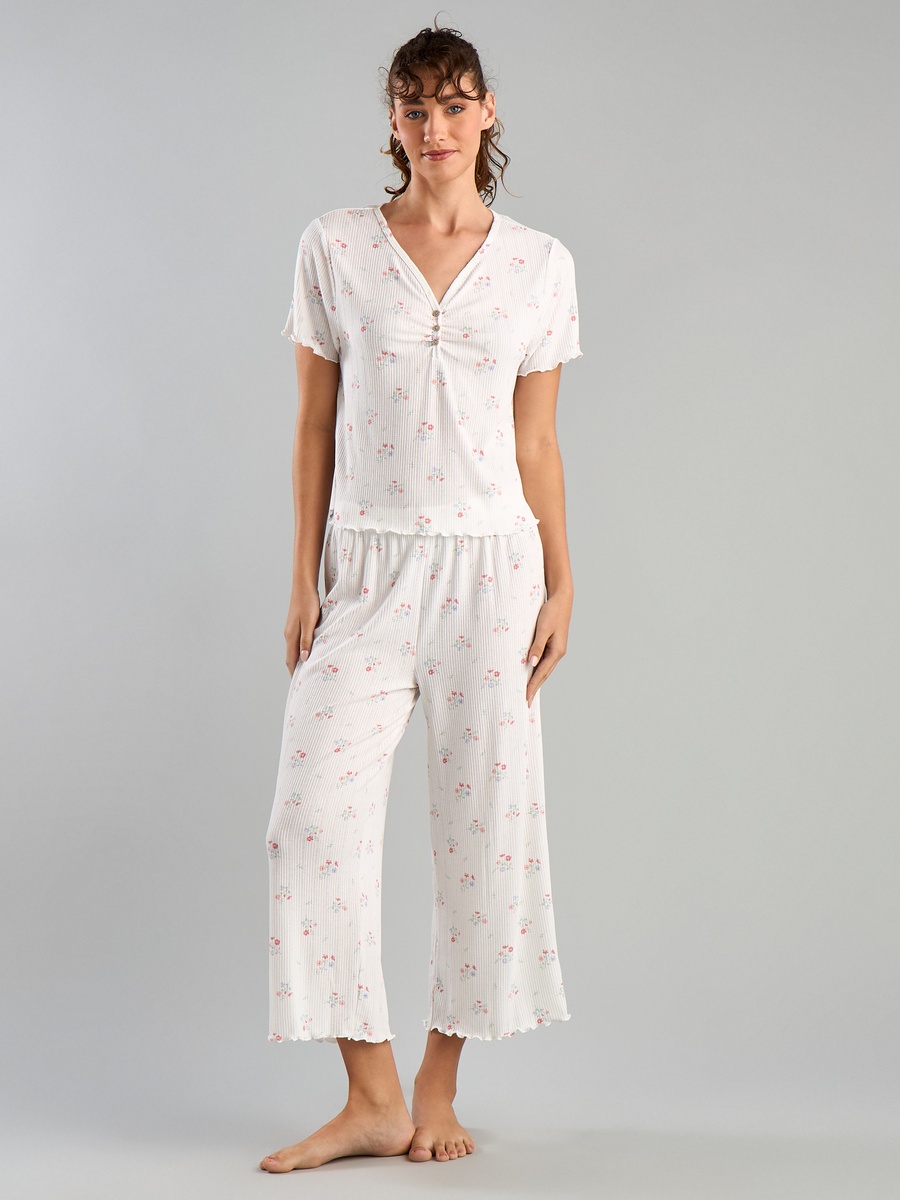 Floral Print Pyjama Set
