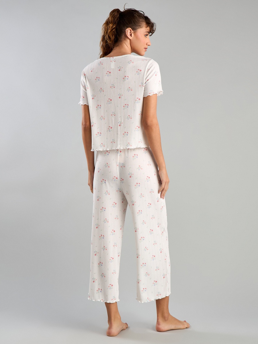 Floral Print Pyjama Set