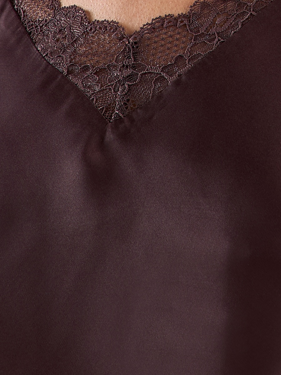 Lace Trim Camisole and Pyjama Set