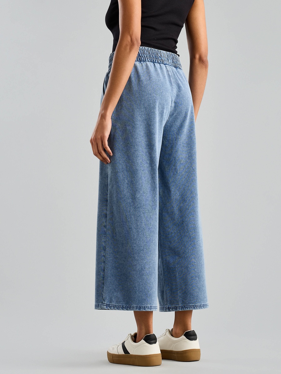 High-Rise Culottes with Pockets