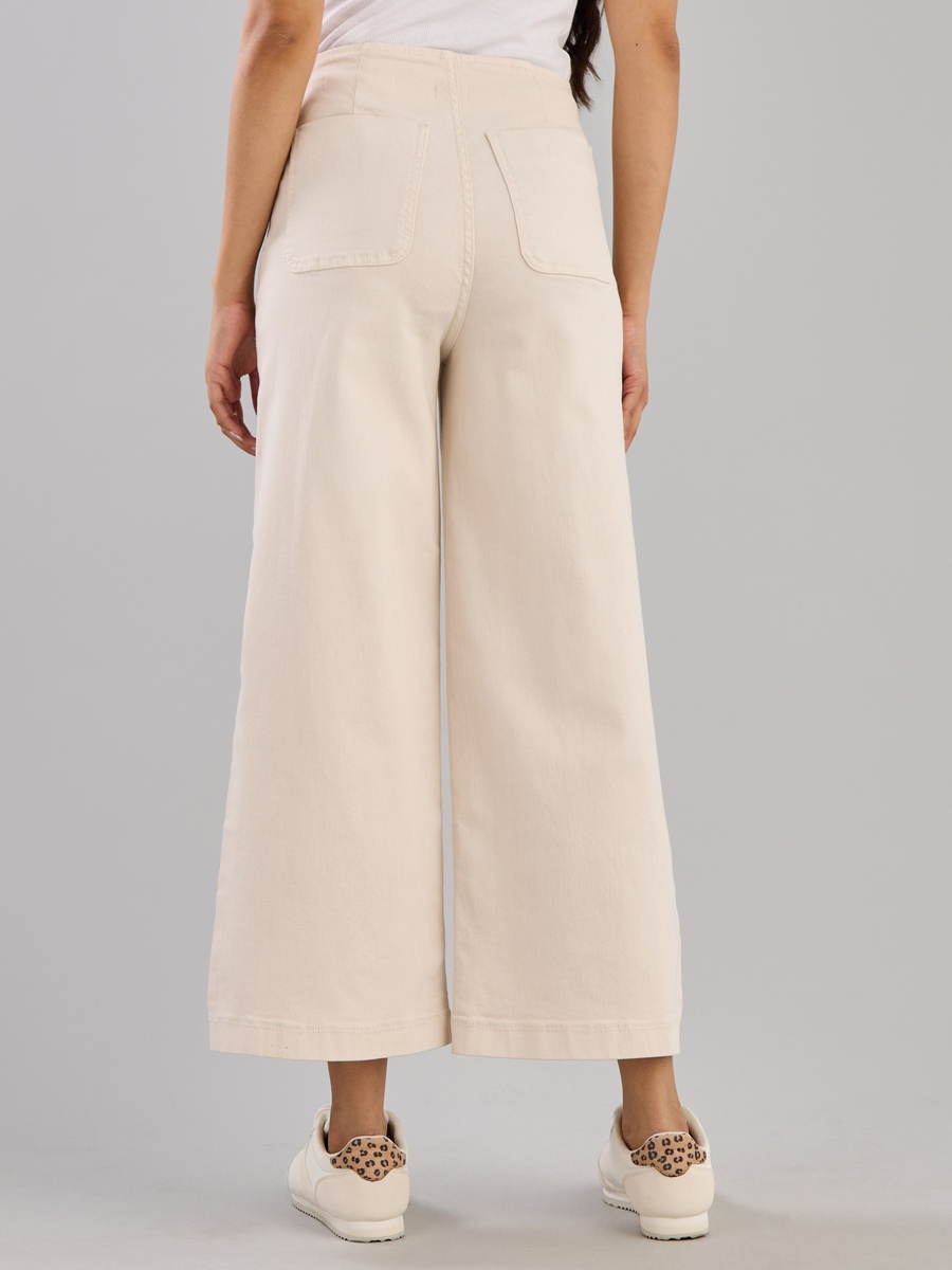 Plain Better Cotton Wide Leg Jeans