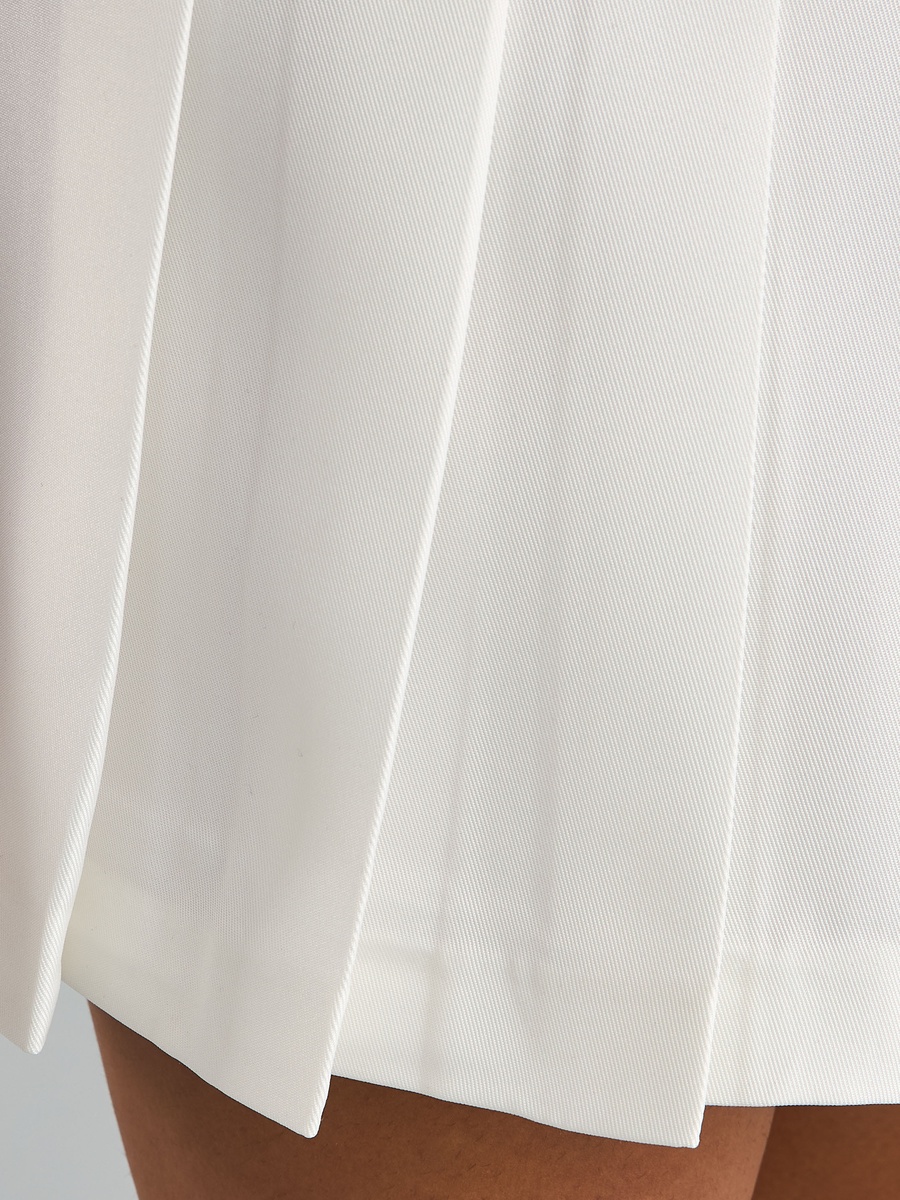 Pleated Mini Skirt