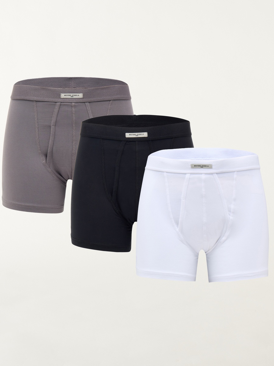 Pack of 3 - Plain Trunks