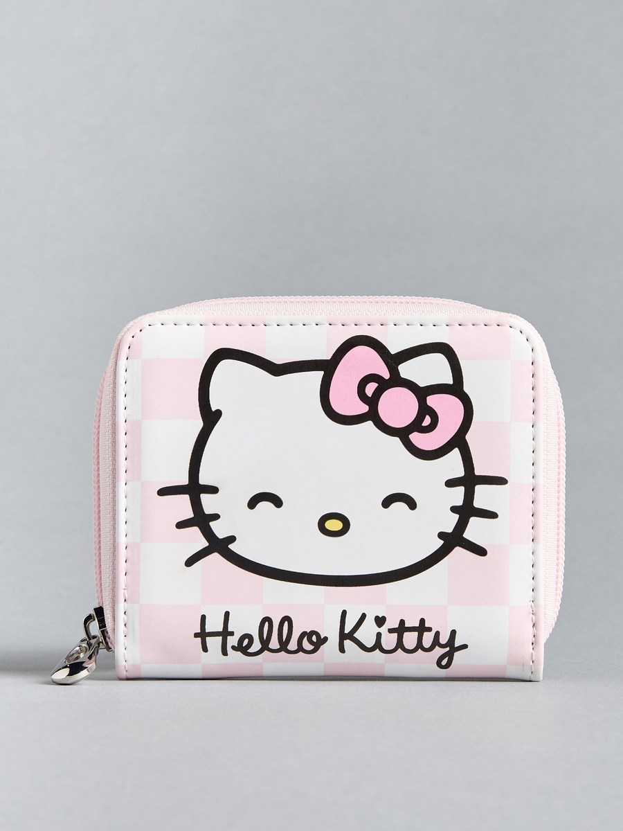 Hello Kitty Print Zip Around Wallet