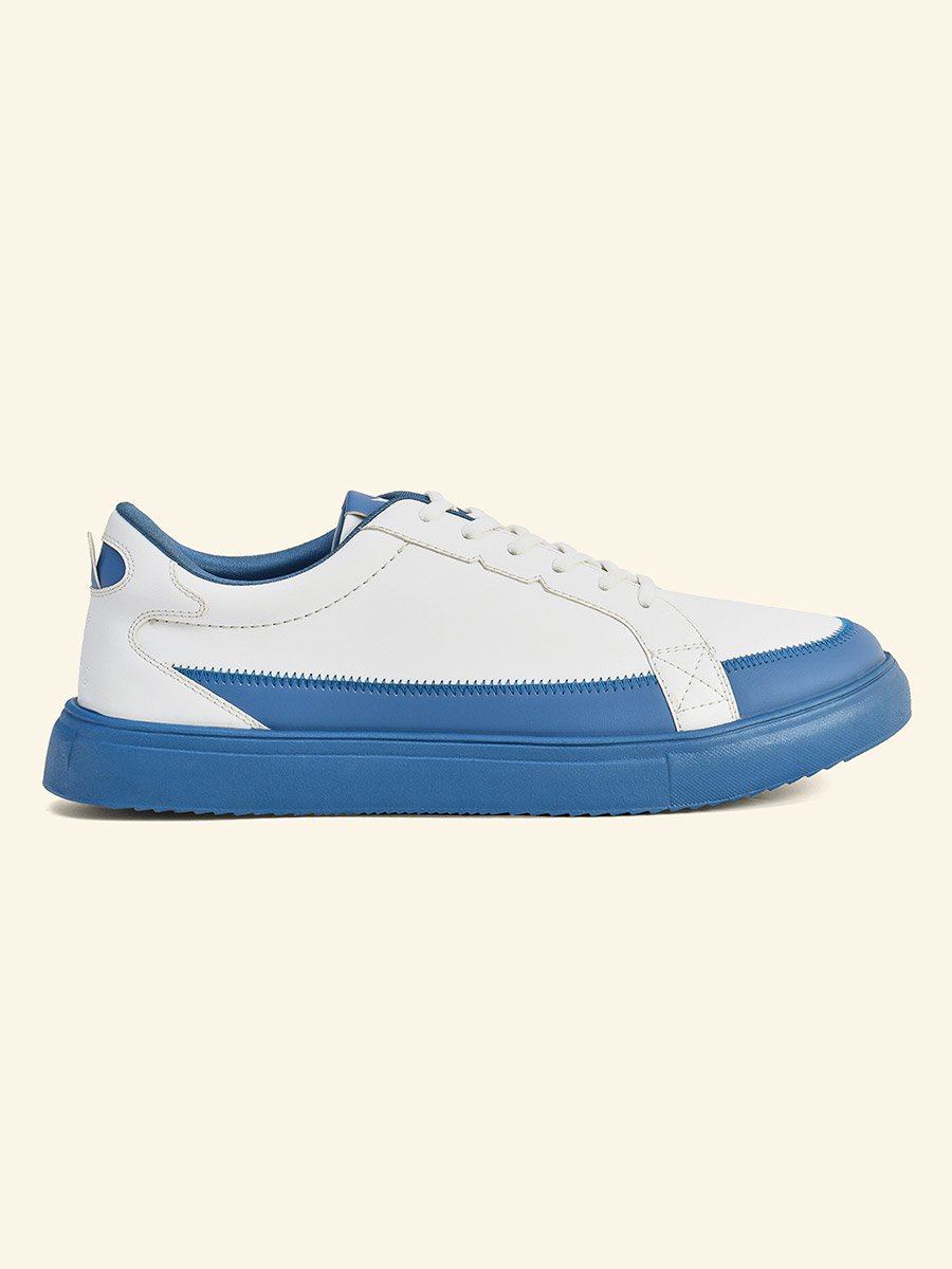Men Contrast Panel Casual Sneakers