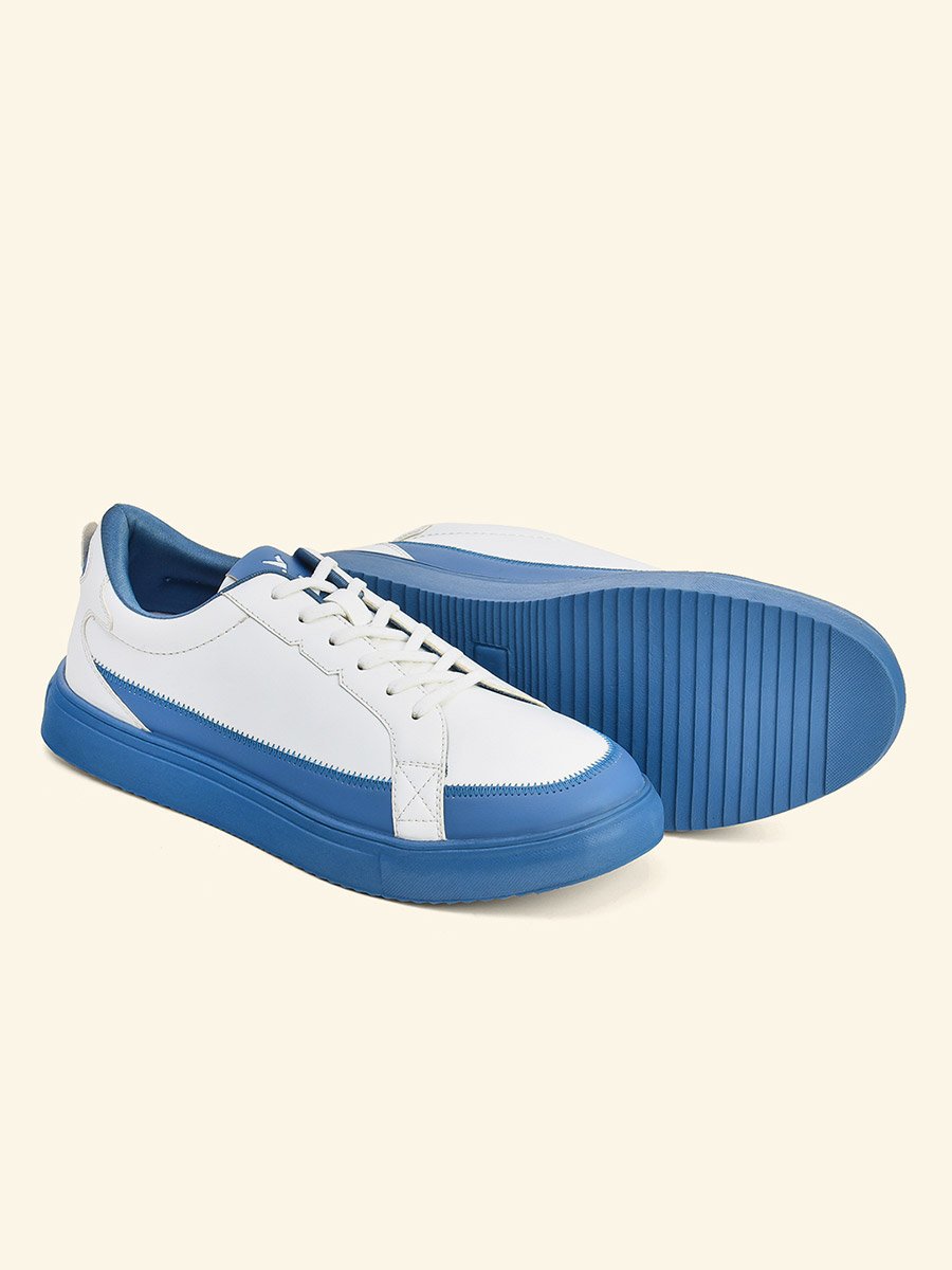 Men Contrast Panel Casual Sneakers