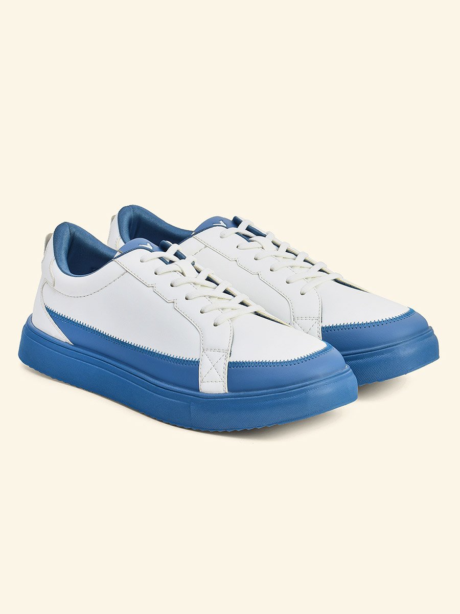 Men Contrast Panel Casual Sneakers