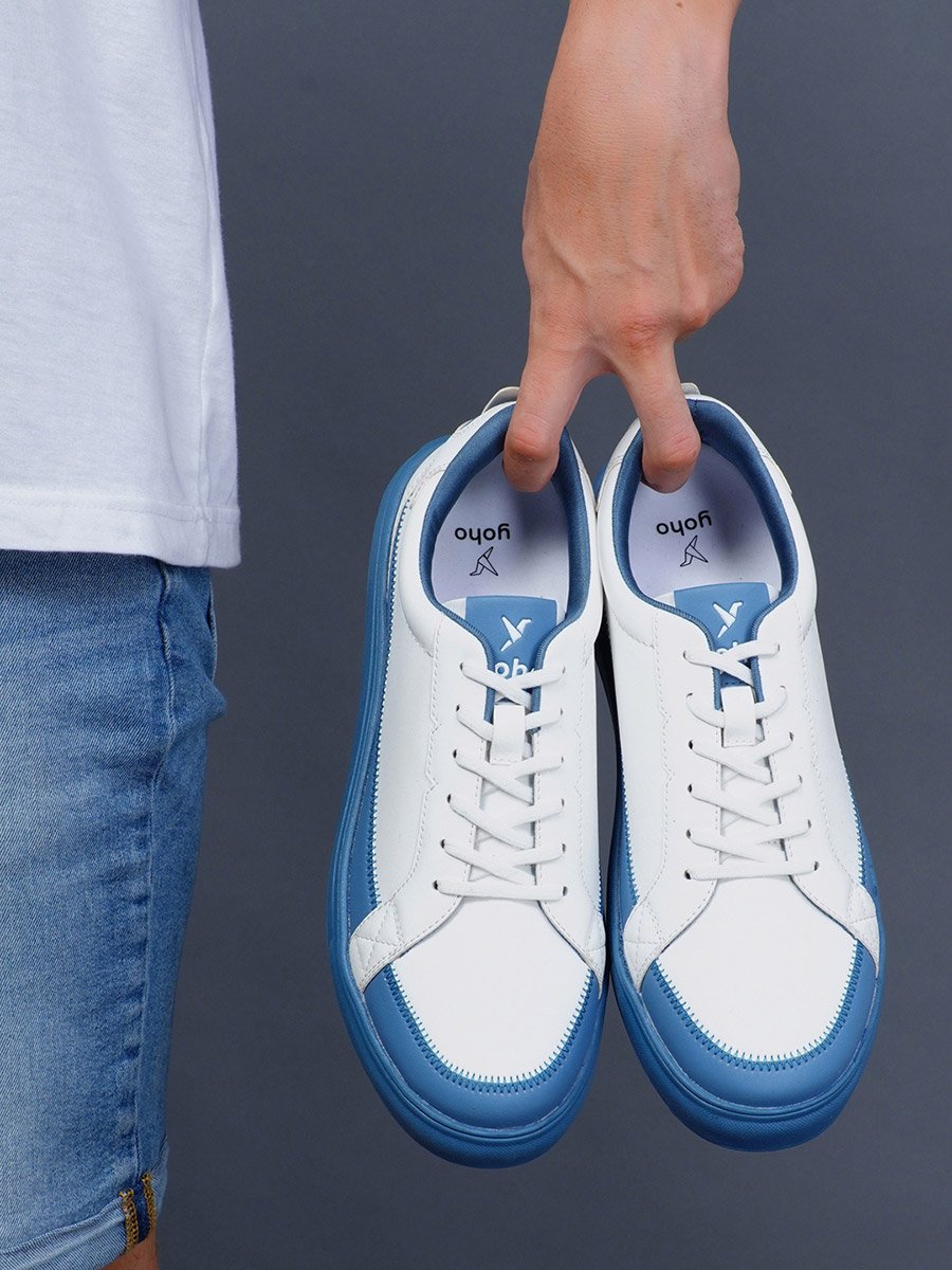 Men Contrast Panel Casual Sneakers