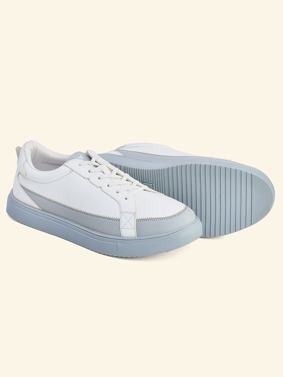 Men Contrast Panel Casual Sneakers