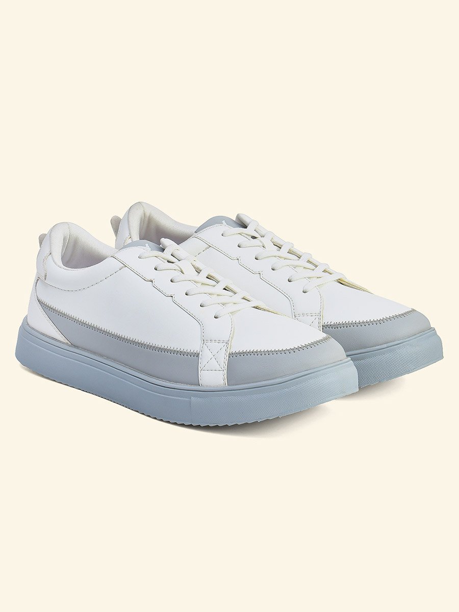 Men Contrast Panel Casual Sneakers
