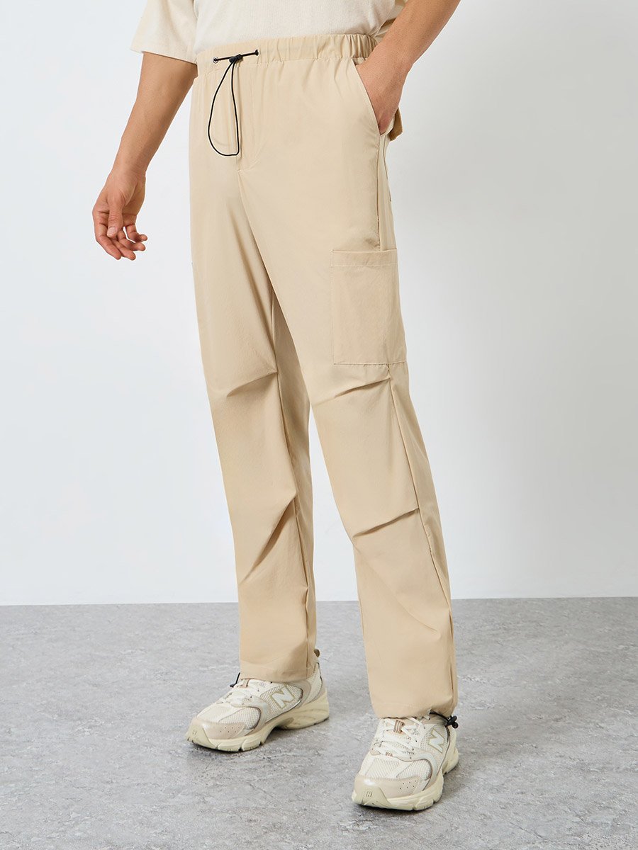 Men Relaxed Fit Streetwear Style Cargo Pants