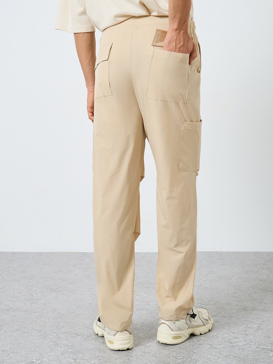 Men Relaxed Fit Streetwear Style Cargo Pants