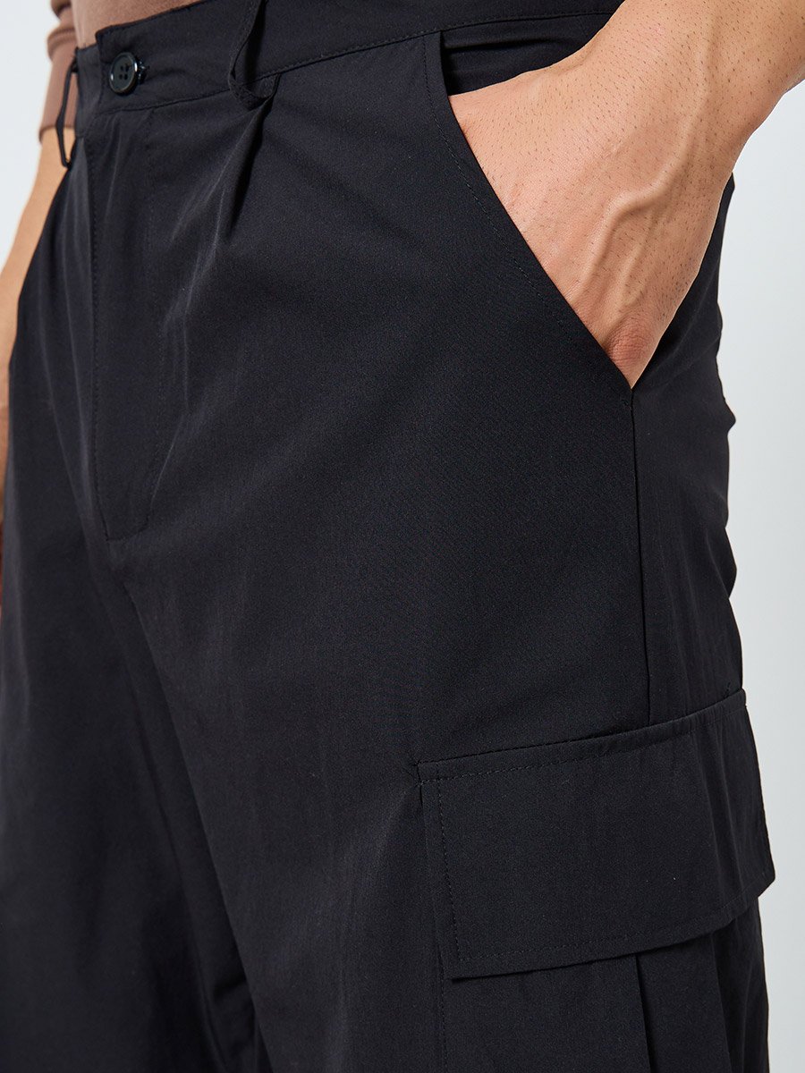 Men Oversized Straight Leg Streetwear Cargo Pants
