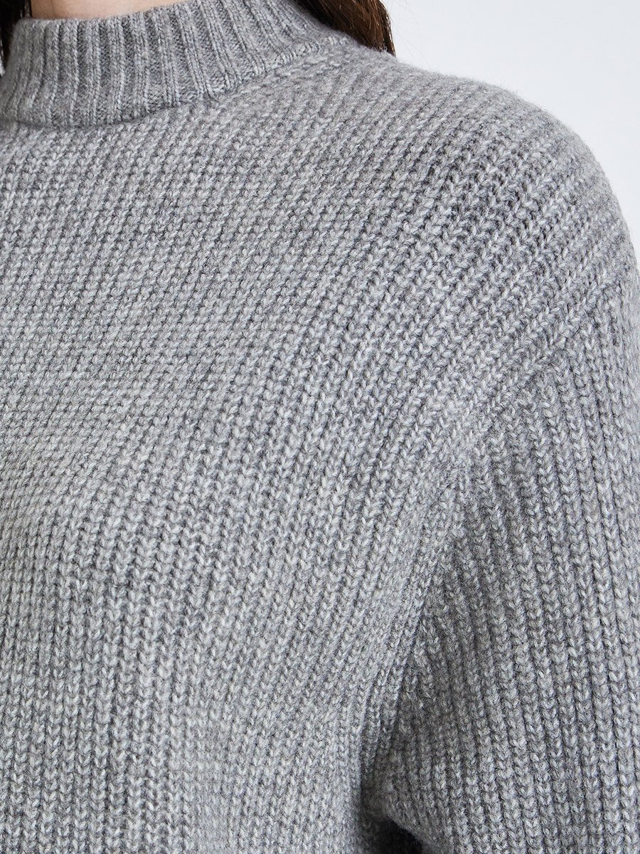 Women Chunky Knit Longline Sweater