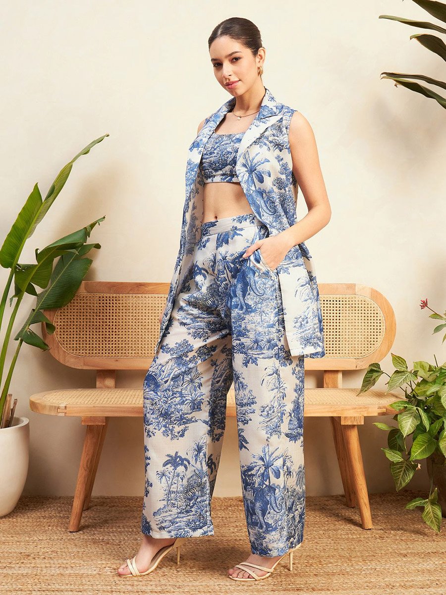 Three Piece Linen Co-ord Set