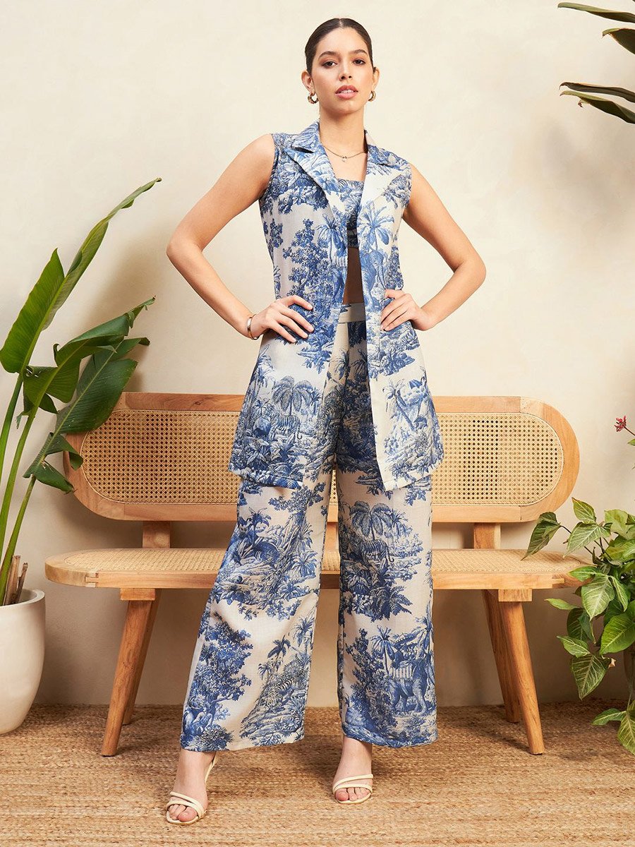 Three Piece Linen Co-ord Set