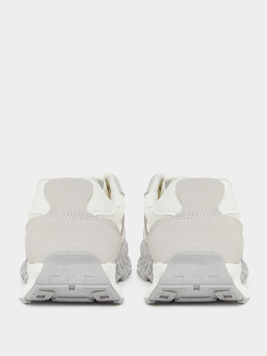 Color Block Lace-Up Sneakers