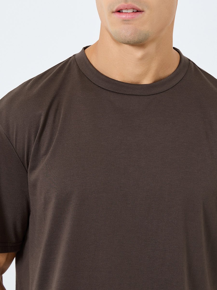 Relaxed Fit Checked T-Shirt and Long Pyjama Set