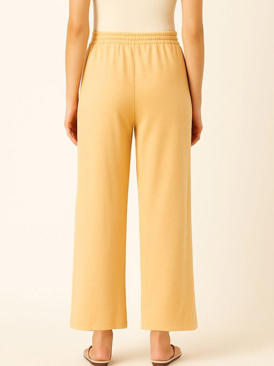 Women Yellow Relaxed Fit Joggers
