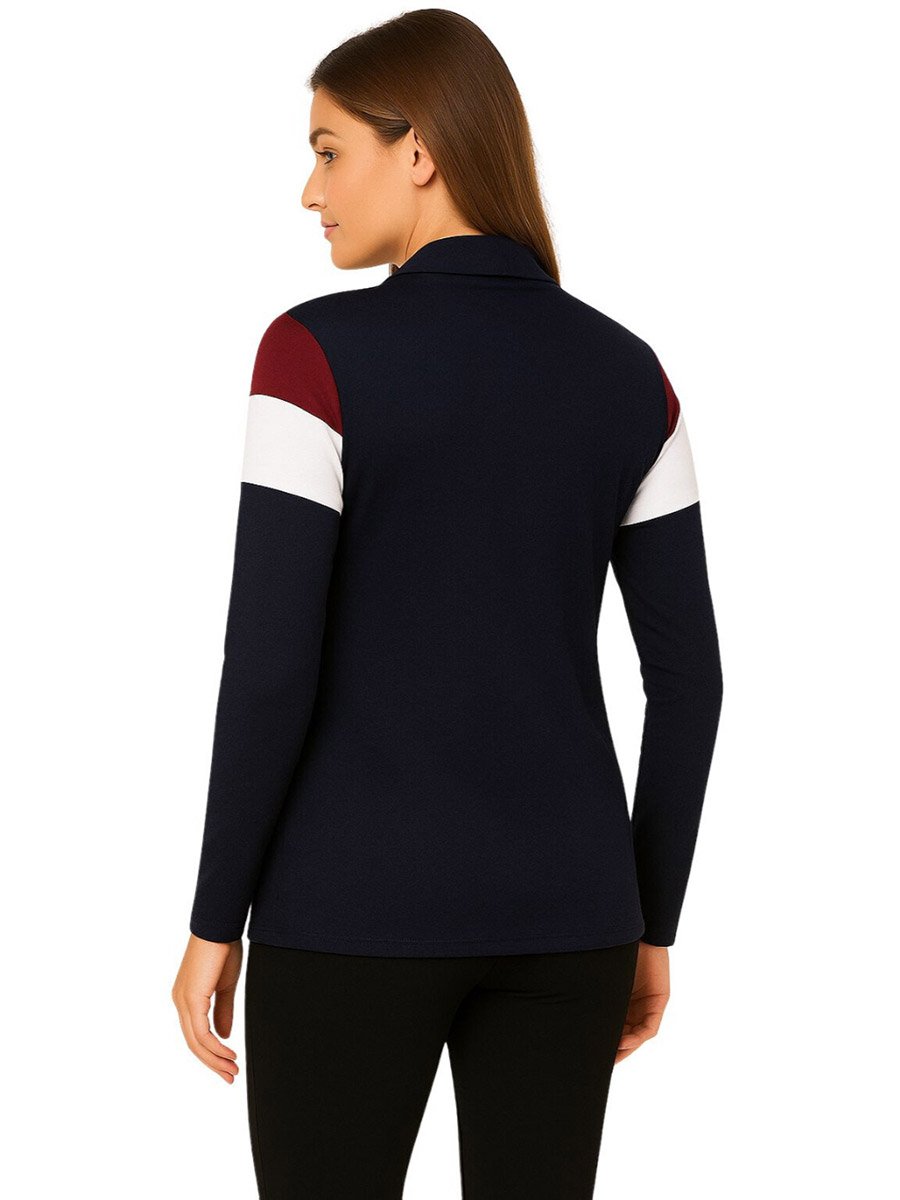 Color Block Open Front Shrug