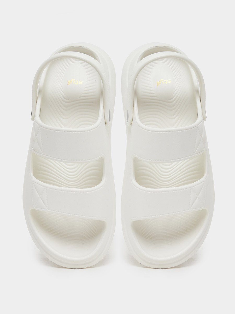 Dual-Strap Sandals with Back Strap
