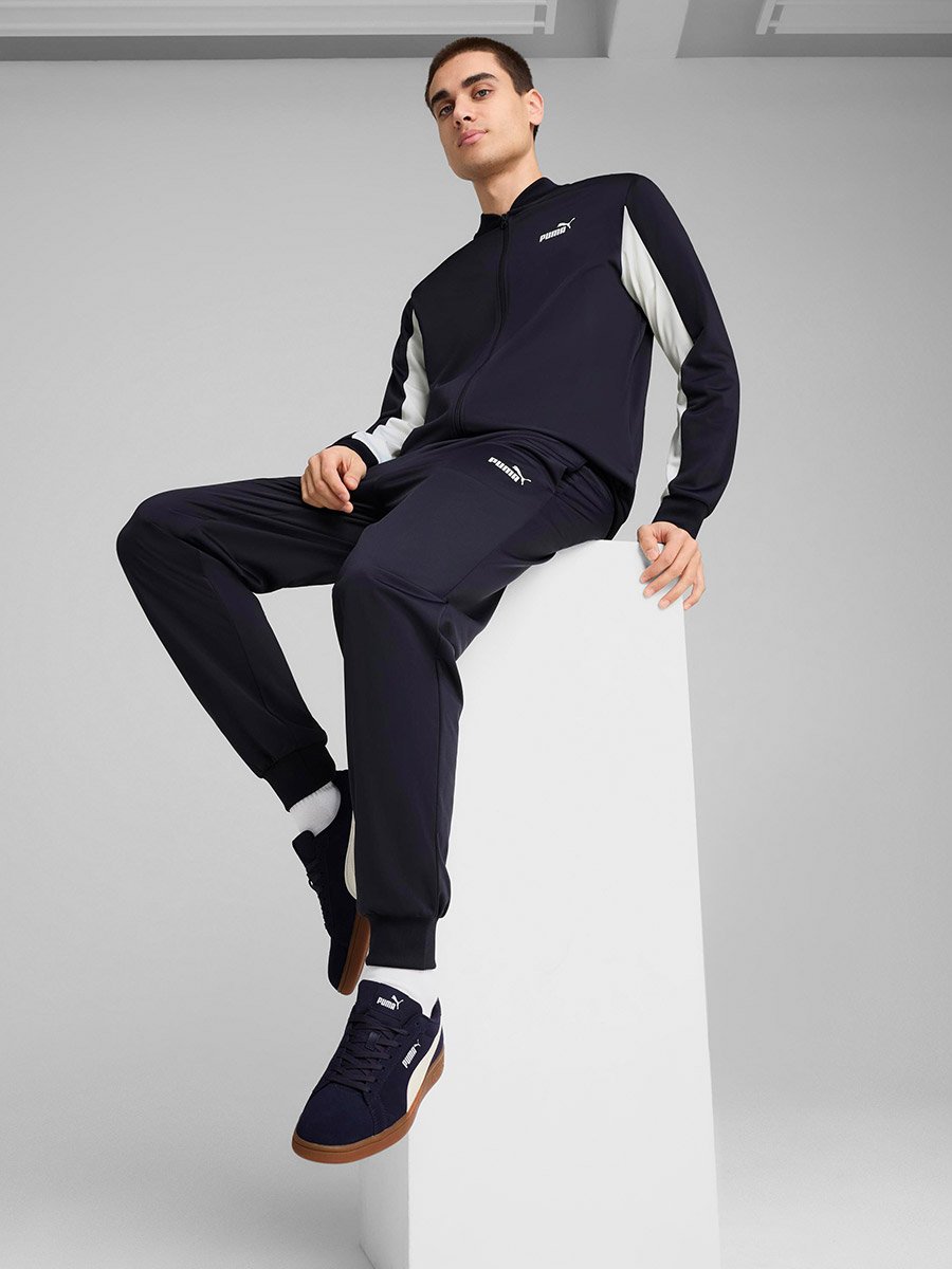 Poly Baseball Jacket and Joggers Set