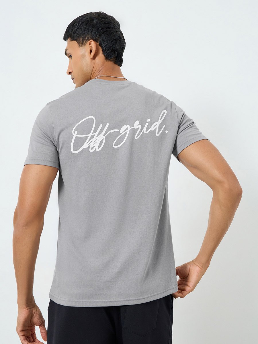 Men Graphic Print Crew Neck T-Shirt