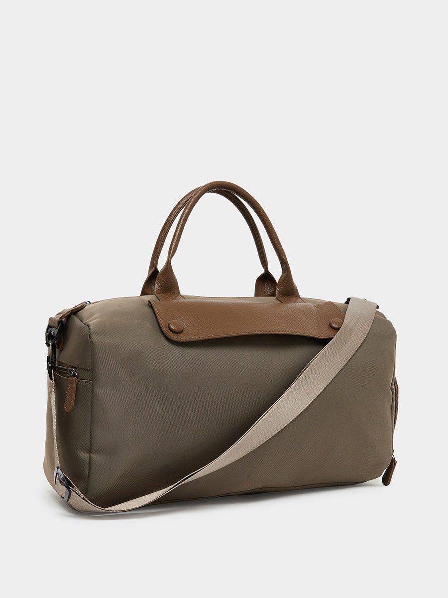 Khaki Gym Bag with Extra Pockets