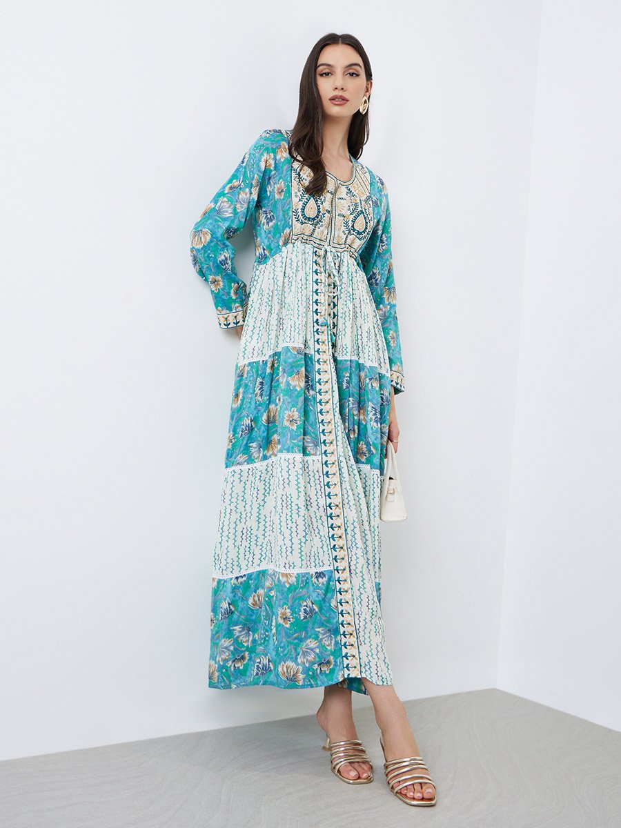 Embellished Handwork Embroidery Jalabiya