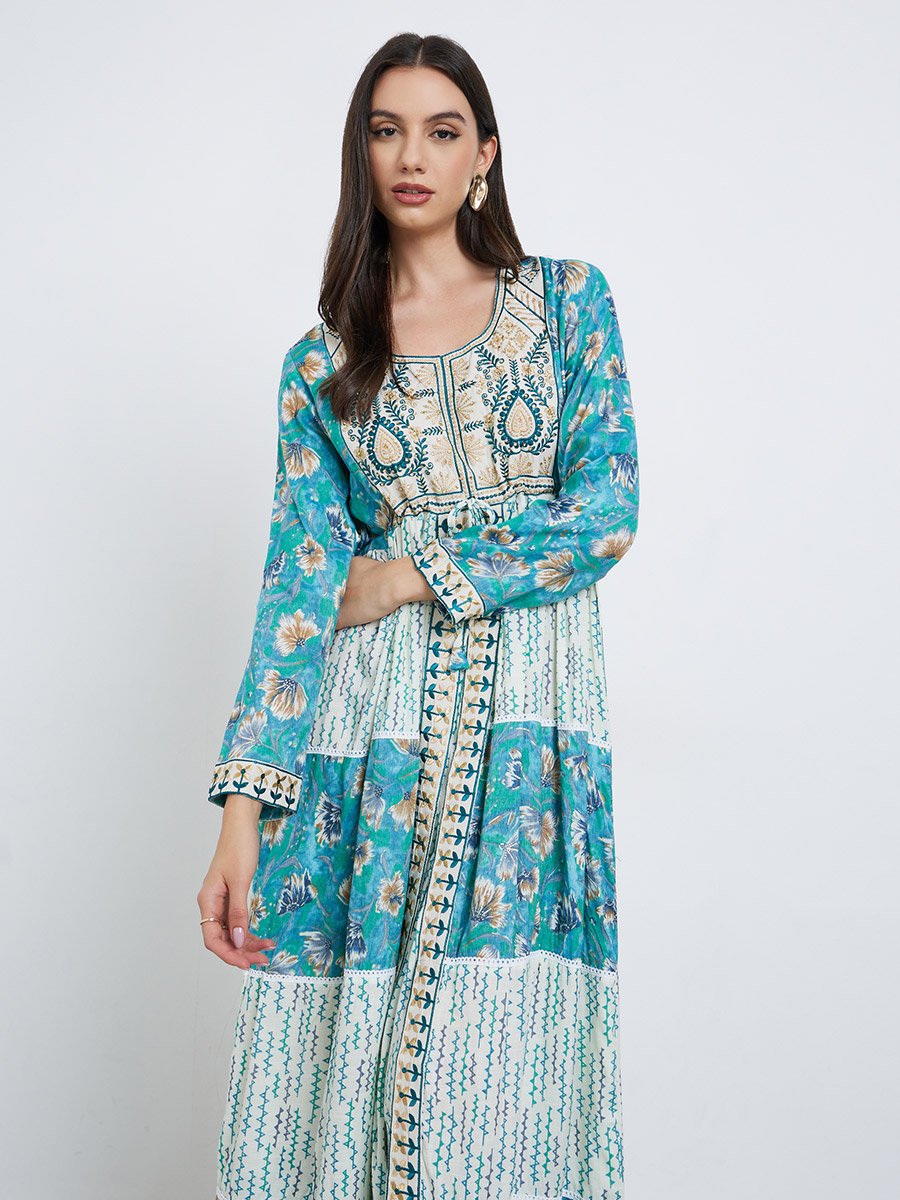 Embellished Handwork Embroidery Jalabiya