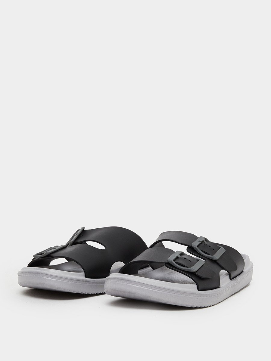 Dual Buckle Detail Slides