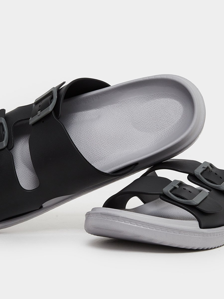 Dual Buckle Detail Slides
