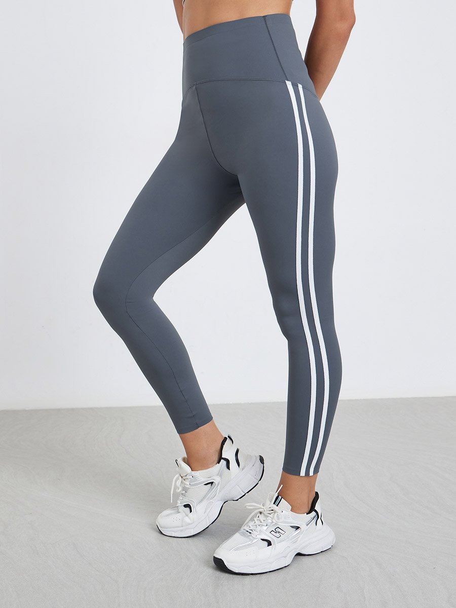 Double Side Striped Detail Leggings