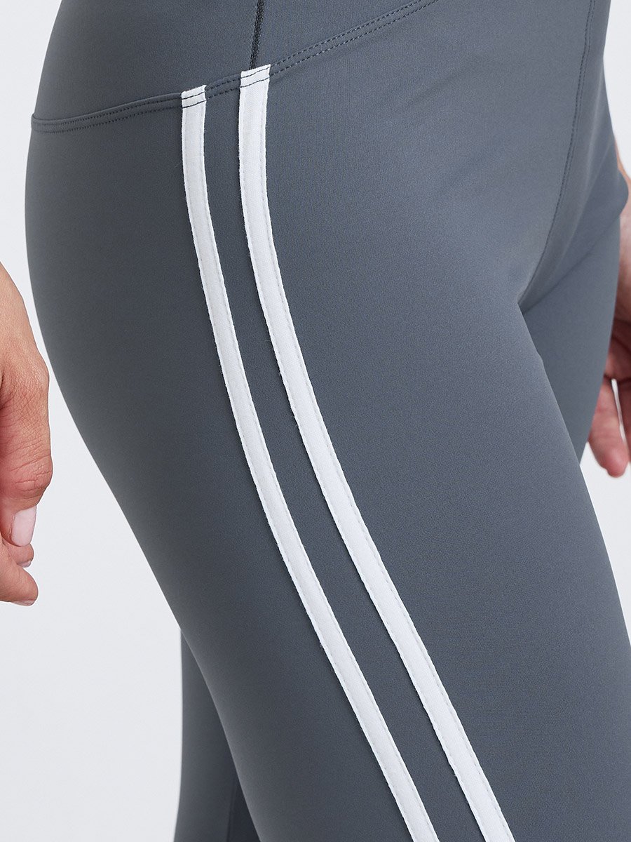Double Side Striped Detail Leggings