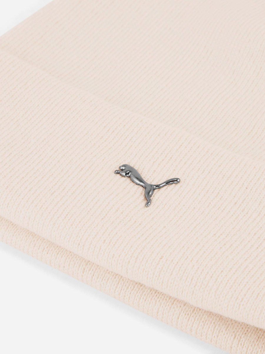 Metal Cat Logo High Crown Beanie