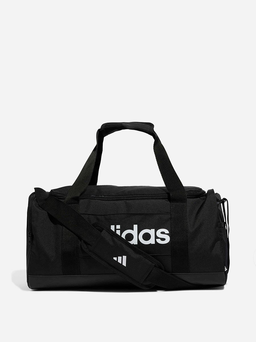 Linear Small Unisex Duffel Bag Black