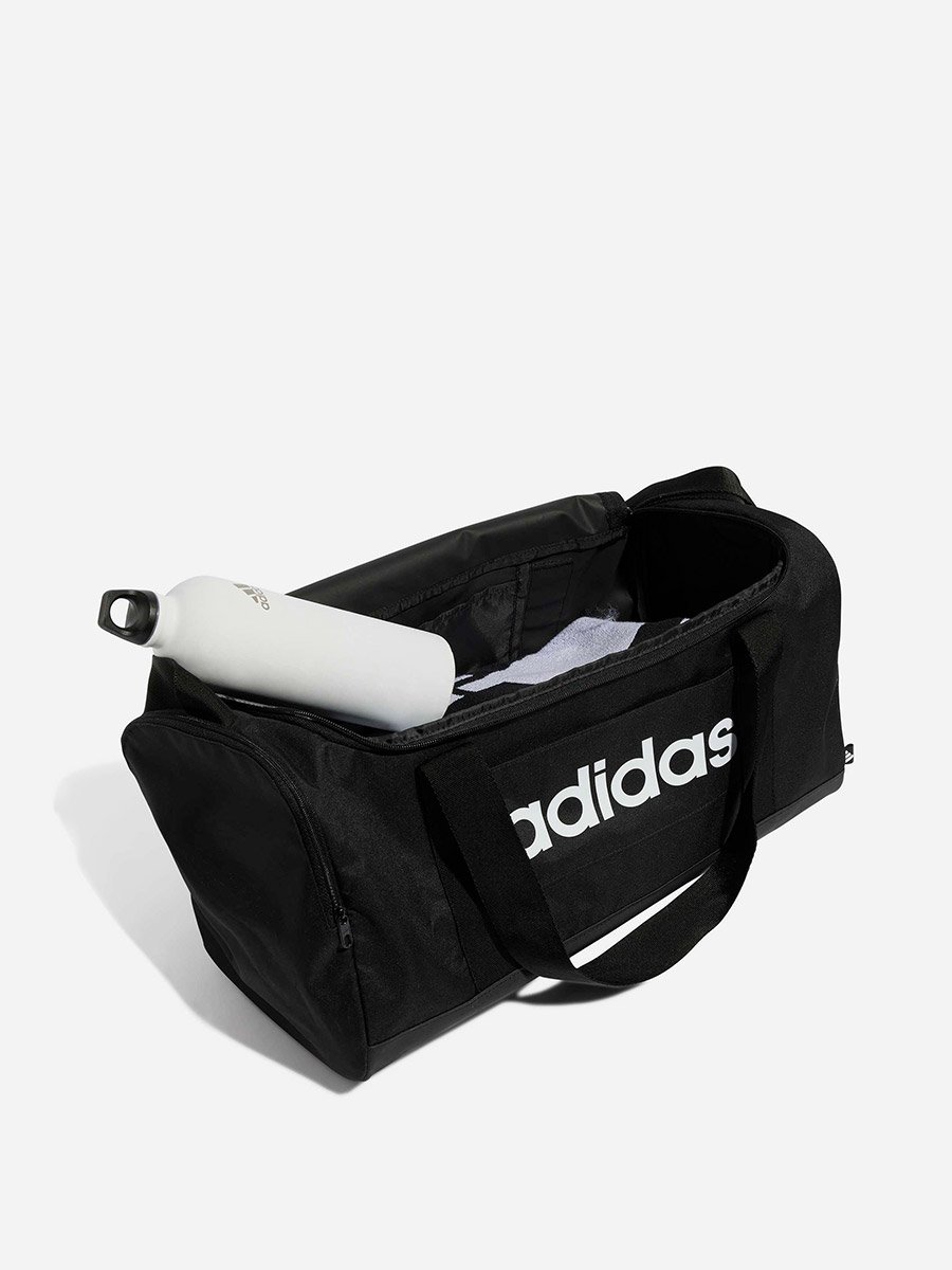 Linear Small Unisex Duffel Bag Black