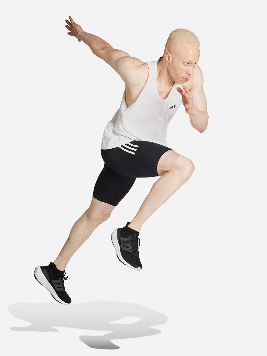 Own The Run Men Tank Top White